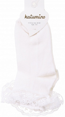 Носки для девочек KATAMINO K22032 р.5-6 молочный 