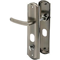 Ручка на планці Bruno BR-33 ліва PZ 67 мм матовий нікель