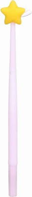 Ручка кулькова Мерехтіння зірки, рожевий