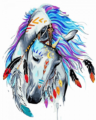 Картина за номерами Граціозний воїн Ідейка