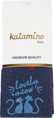 Колготки для девочек KATAMINO K32205р.119-131 темно-синий 