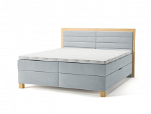 Ліжко Меблі Прогрес Монтана 180x200 см світло-сірий 