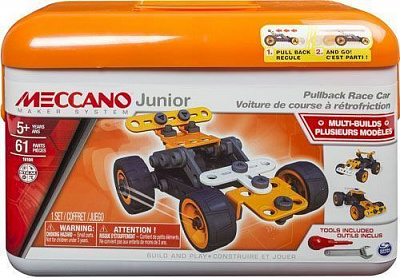 Игрушка-конструктор Meccano Junior Race Car 6027021/2 61 деталь
