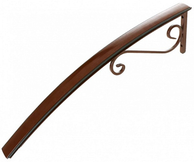 Кронштейн для дашка Анкор 850 мм коричневий RAL 8017n