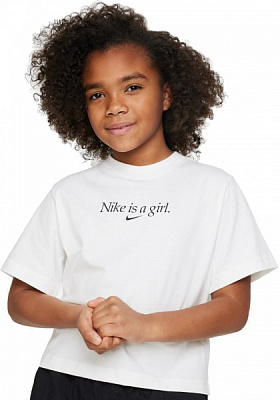 Футболка Nike G NSW TEE BOXY FD0940-100 р.XS білий