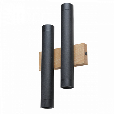 Бра LIGHT SET MLYN 2538 4 x GU5.3 черный/дерево