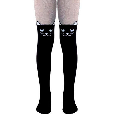 Колготки детские Conte-Kids TIP-TOP 466 р.92-98 черный с серым