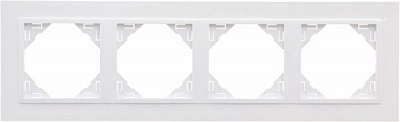 Рамка чотиримісна Efapel ANIMATO Logus універсальна білий 90940 TBB