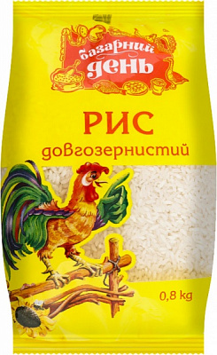 Рис Базарний день 800 г довгий 4820019601588