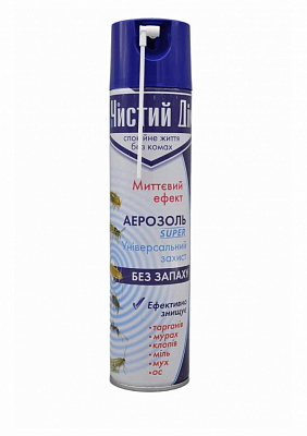 Спрей-инсектицид Чистий Дім Дихлофос 550 мл