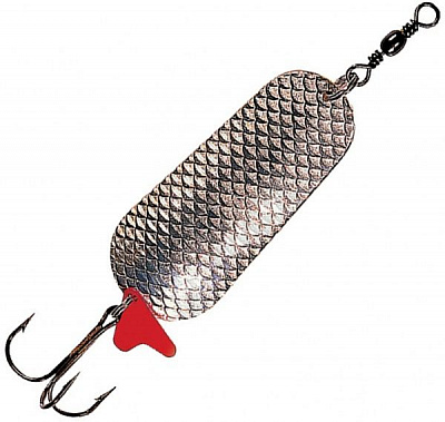 Блешня DAM Scales 30 г срібло/срібло з червоною полоскою 5020030