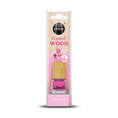 Ароматизатор на зеркало Aroma Car Crystal Wood 928402 Baby Calm 7 мл
