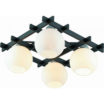 Люстра Altalusse INL-3089С-04 хром/венге