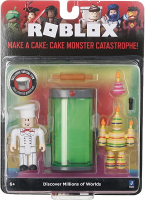 Набор фигурок Jazwares Roblox Game Packs Make a Cake: Cake Monster Catastrophe! W9 