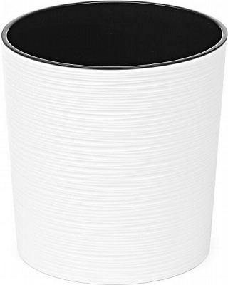 Горшок для цветов Lamela Мальва 300 долото круглый 20,2л белый 