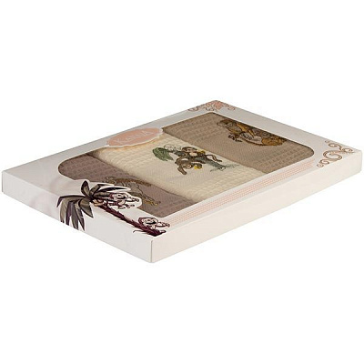 Набір рушників Karna Manta кольорові 3 шт