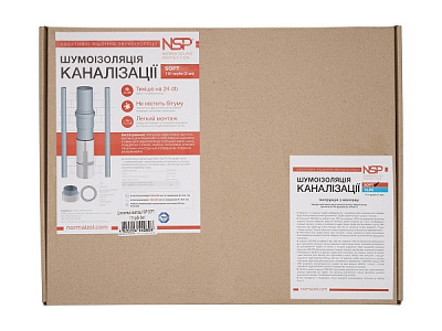 Шумоизоляция канализационная NSP 3000x420x 12 мм 