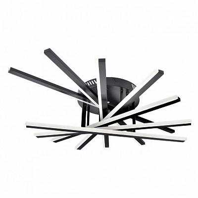 Люстра потолочная Hopfen MAGI-7 BK 7x150 Вт LED-модуль черный