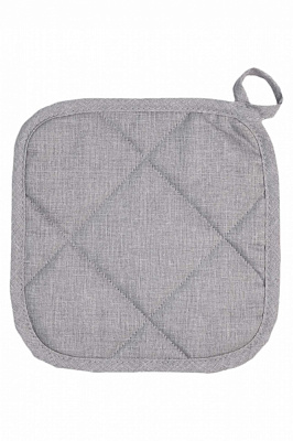 Прихватка Листя 20x20 см сірий Прованс