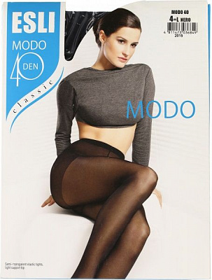 Колготки жіночі ESLI MODO 40 den nero р. 4 чорний