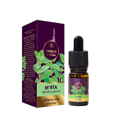 Эфирное масло Aroma kraina Премиум Мята 10 мл 