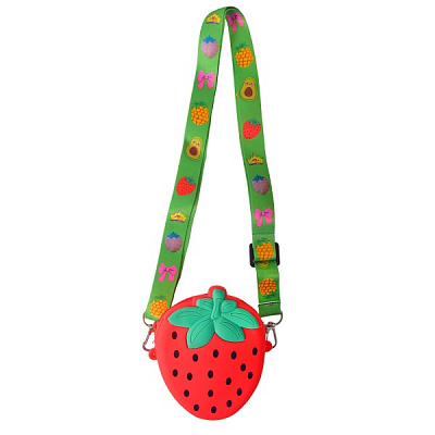 Аксессуар Сумочка силиконовая Клубничка C44406