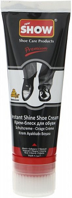 Крем для взуття SHOW блиск без полірування 75 мл чорний