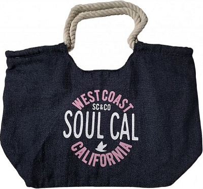 Сумка пляжна Denim coast темно-синій