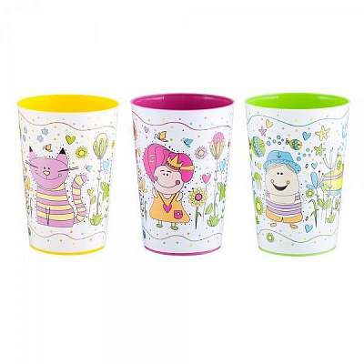 Стакан Magic 400 мл оливковый 400 мл 1 шт. Алеана 