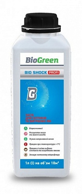 Средство для септиков и выгребных ям Bio Shock PROFI на 10 м3 1 л