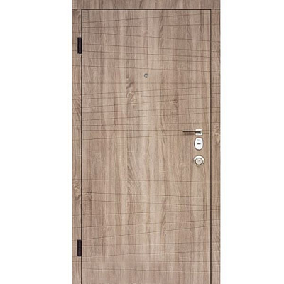 Двери металлические  Portal Sonata Сонома темная 2040x860x80 мм левые