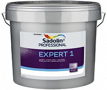 Краска латексная водоэмульсионная Sadolin для потолка EXPERT 1 BW глубокий мат белый 10л 