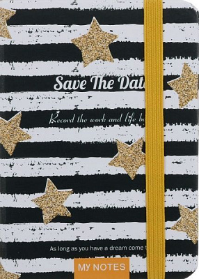 Книга для нотаток Save the date (design 2) А6 80 аркушів