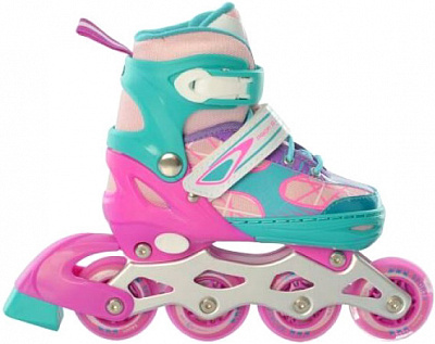 Роликовые коньки World Top Development раздвижные A 4141-M-V р. 35 фиолетовый