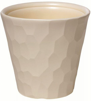 Горшок пластиковый Prosperplast Rocka круглый 19л кремовый (71163-728) 