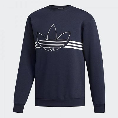 Джемпер Adidas OUTLINE CRW FLC EJ8778 р. 2XL темно-синій