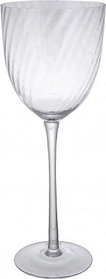 Ваза стеклянная прозрачная на ножке 70х26,5 см Wrzesniak Glassworks