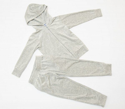 Костюм Roksana для дівчинки №0016/50018 р.98-104 світло-сірий