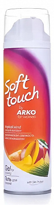 Гель для бритья Arko Soft touch Тропическая свежесть 200 мл