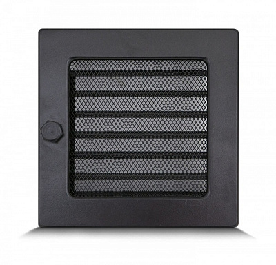 Решітка камінна 4FIRE 17х17 ZD чорний жалюзі