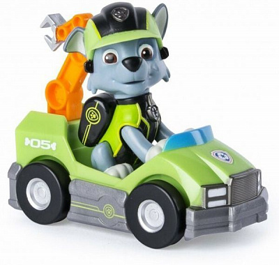 Игровой набор Spin Master Спасательный мини автомобиль с водителем Роки серия Тайная миссия 