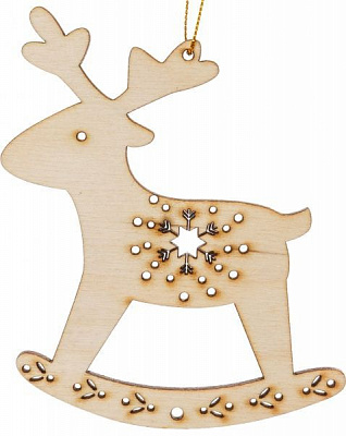 Подвеска Олень 11 см 6362  