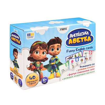 Игра настольная Strateg Английский алфавит 31034