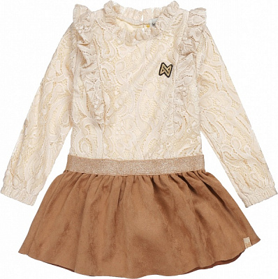 Сукня Koko Noko з мереживом U44902-37 р.122 бежевий U44902-37