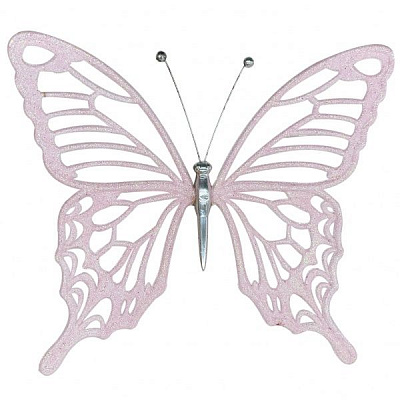 Прикраса новорічна MISLT Метелик міні 11x9,5 см J0006-8