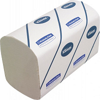 Бумажные полотенца Kleenex в пачках Ultra Super Soft белое 6771 трехслойная 96 шт.