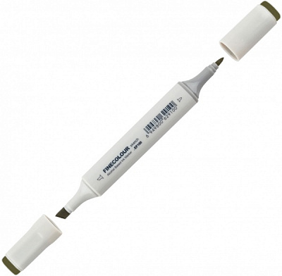 Маркер спиртовий FINECOLOUR Sketch EF100-21 темно-оливковий