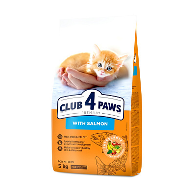 Корм сухой Club 4 Paws для котят