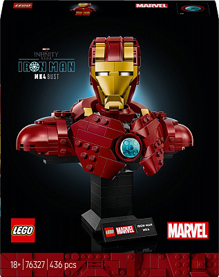 Конструктор LEGO Super Heroes Marvel Бюст Железного Человека MK4 76327