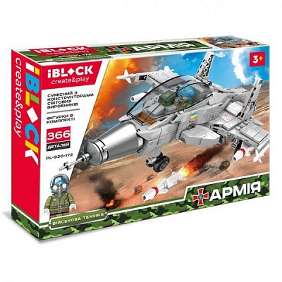 Конструктор Iblock Военный самолет PL-920-172